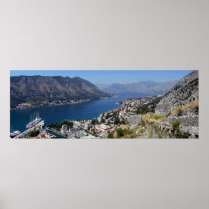 Poster Boka kotorska Monténégro Crna Gora