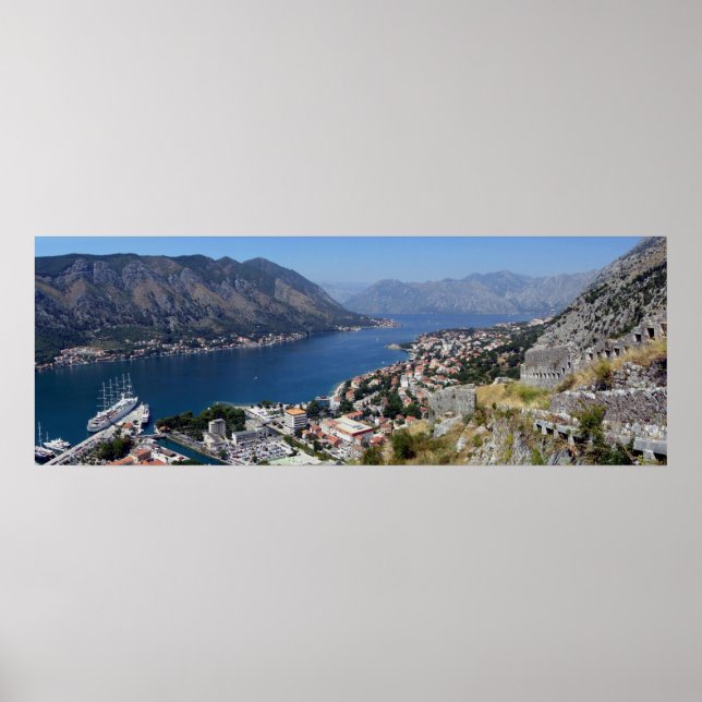 Poster Boka kotorska Monténégro Crna Gora (Devant)