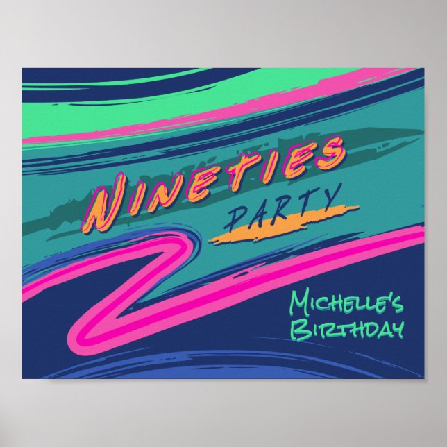 Poster Bold Nineties (Devant)
