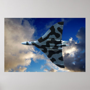 Poster Bombardier de Vulcan en vol