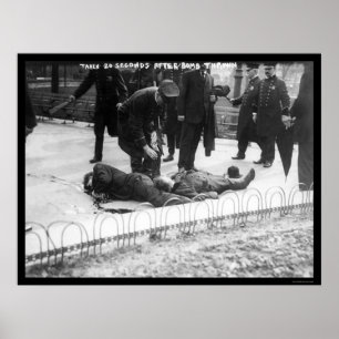 Poster Bombes anarchistes à New York 1908