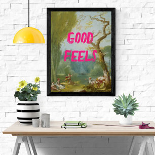 Poster Bon Sens Été Extérieur Bright Pop Art Peinture