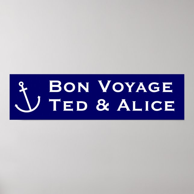 Poster Bon Voyage (Devant)