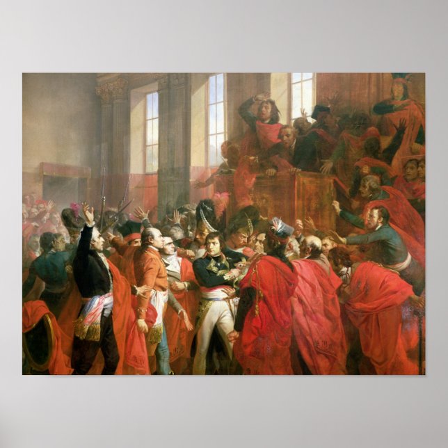 Poster Bonaparte et Conseil des Cinq Cent à St. (Devant)