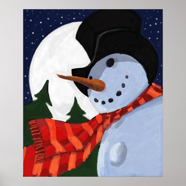 POSTER BONHOMME DE NEIGE (Devant)