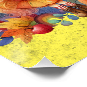 Poster Bonjour automne