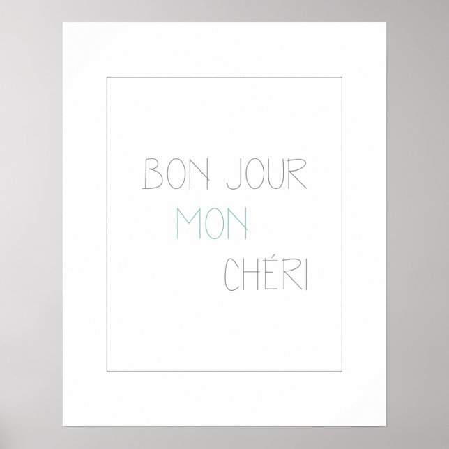 Poster Bonjour Mon Chéri II (Devant)