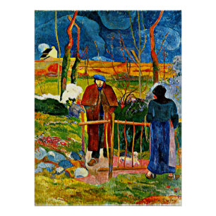 Poster Bonjour, Monsieur de Paul Gauguin