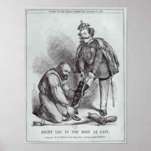 Poster Bonne jambe dans la botte chez Last