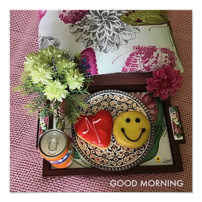 POSTER BONNES DONUTS DU MATIN (Devant)