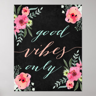 Poster Bonnes vitres seulement Chalkboard citation art