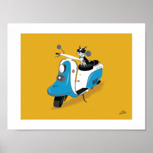 Poster Boogie sur le lapin de Fuji