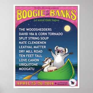 Poster Boogie sur les banques 2014