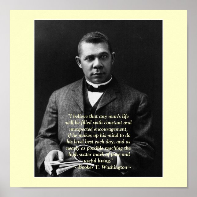 Poster Booker T. Washington (Devant)