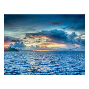 Poster Bora Bora Ocean View Photographie