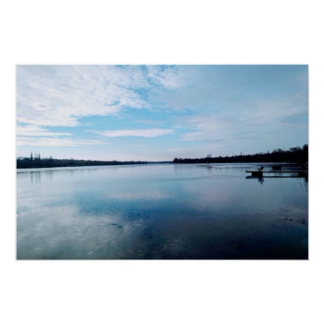 Poster Bords larges de la rivière Dnieper (Devant)