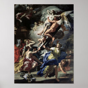 Poster Boreas enlevant Oreithyia