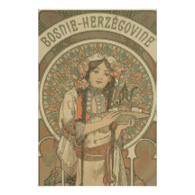 Bosnie-Herzégovine par Alphonse Mucha (1900)