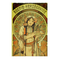 Bosnie-Herzégovine par Alphonse Mucha 1900