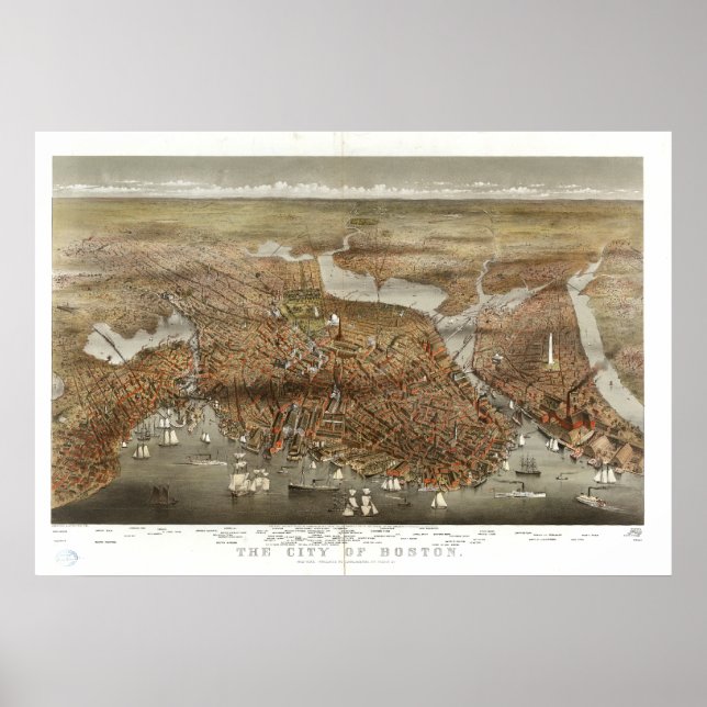 Poster Boston 1898 (Devant)