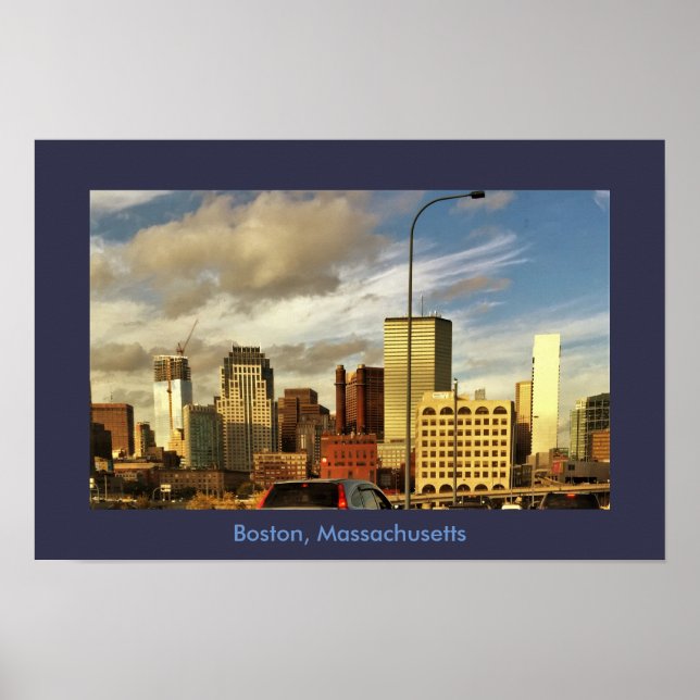 Poster Boston Massachusetts Photo (Devant)