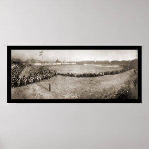 Poster Boston & NY Baseball Photo 1904