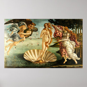 Poster Botticelli Naissance De La Peinture D'Art Renaissa