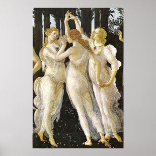 Poster Botticelli Trois Grâces Art Renaissance