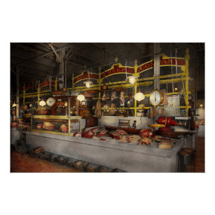 Poster Boucher - Fête de la viande 1926