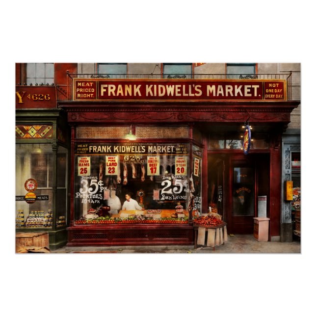 Poster Boucher - Viande au prix de 1916 (Devant)