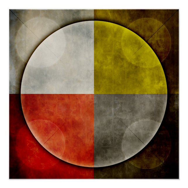 Poster Boucle sacrée amérindienne (Devant)