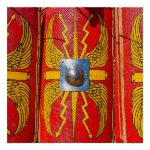 Poster Bouclier militaire romain - Scutum