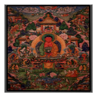Bouddha Amitabha dans son pays pur de Suvakti