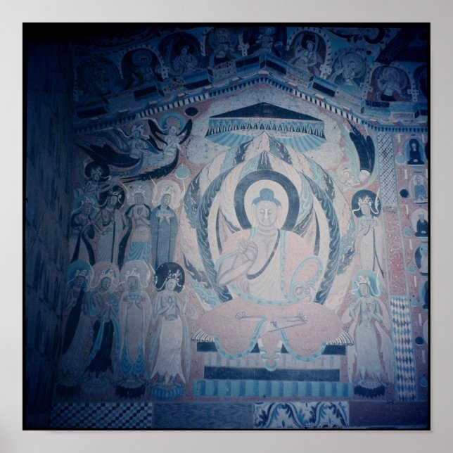 Poster Bouddha de Shakyamuni prêchant (Devant)