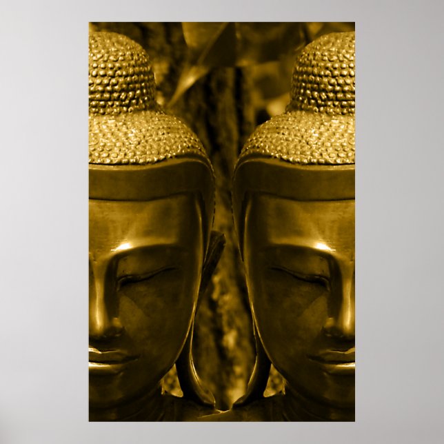 Poster Bouddha d'or Imprimer (Devant)
