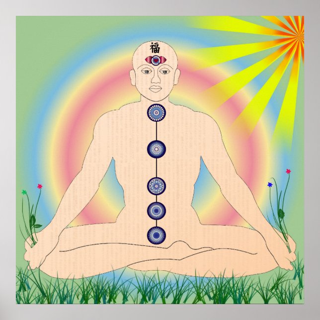 Poster bouddhiste (Devant)