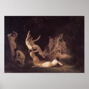 Poster Bouguereau - La Nymphee