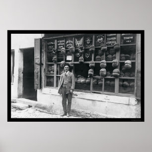 Poster Boulangerie américaine à Istanbul, Turquie 1922