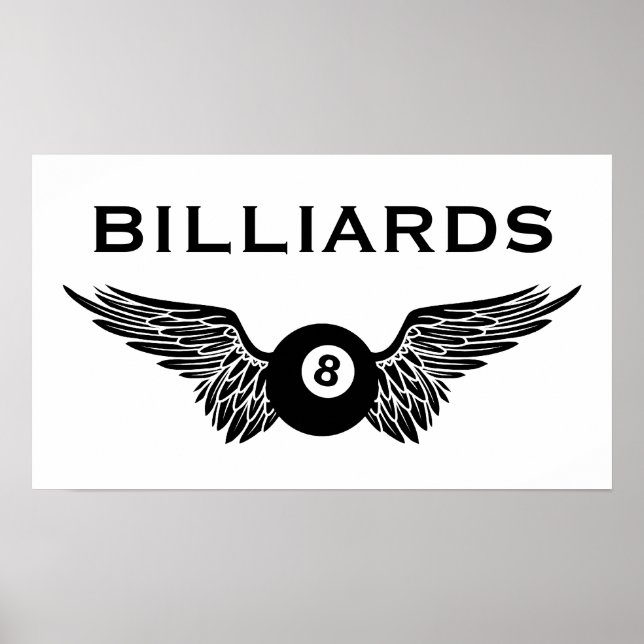 Poster boule de huit (Devant)