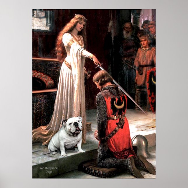 Poster Bouledogue anglais 9 - L'Éloge (Devant)