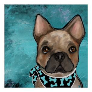 POSTER BOULEDOGUE FRANÇAIS