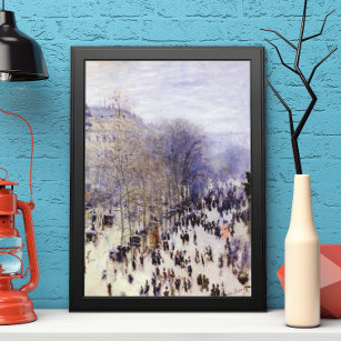 Poster Boulevard des Capucines by Claude Monet, Fine Art