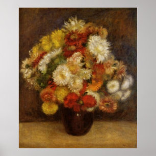 Poster Bouquet de Chrysanthemums