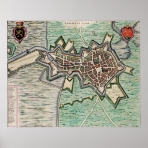 Poster Bourdonnement op de Bergen