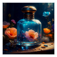 Bouteille de Parfum Floral