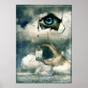 Poster Bouteille de pluie