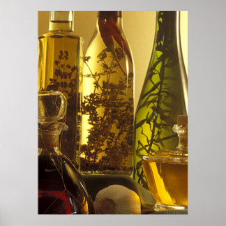 Poster Bouteilles de vinaigre