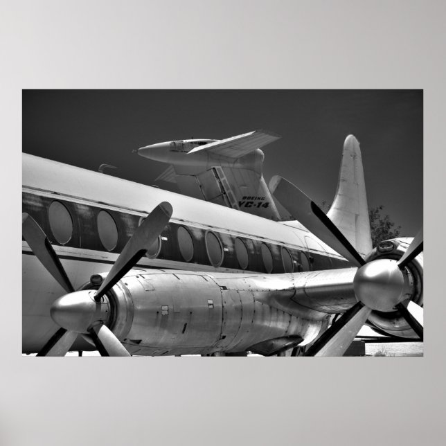 Poster Bouts & Queues en noir et blanc (Devant)