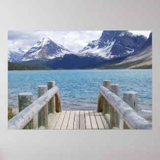 Poster Bow Glacier Lake, AB, Canada