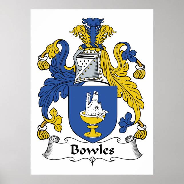 Poster Bowles Family Crest (Devant)